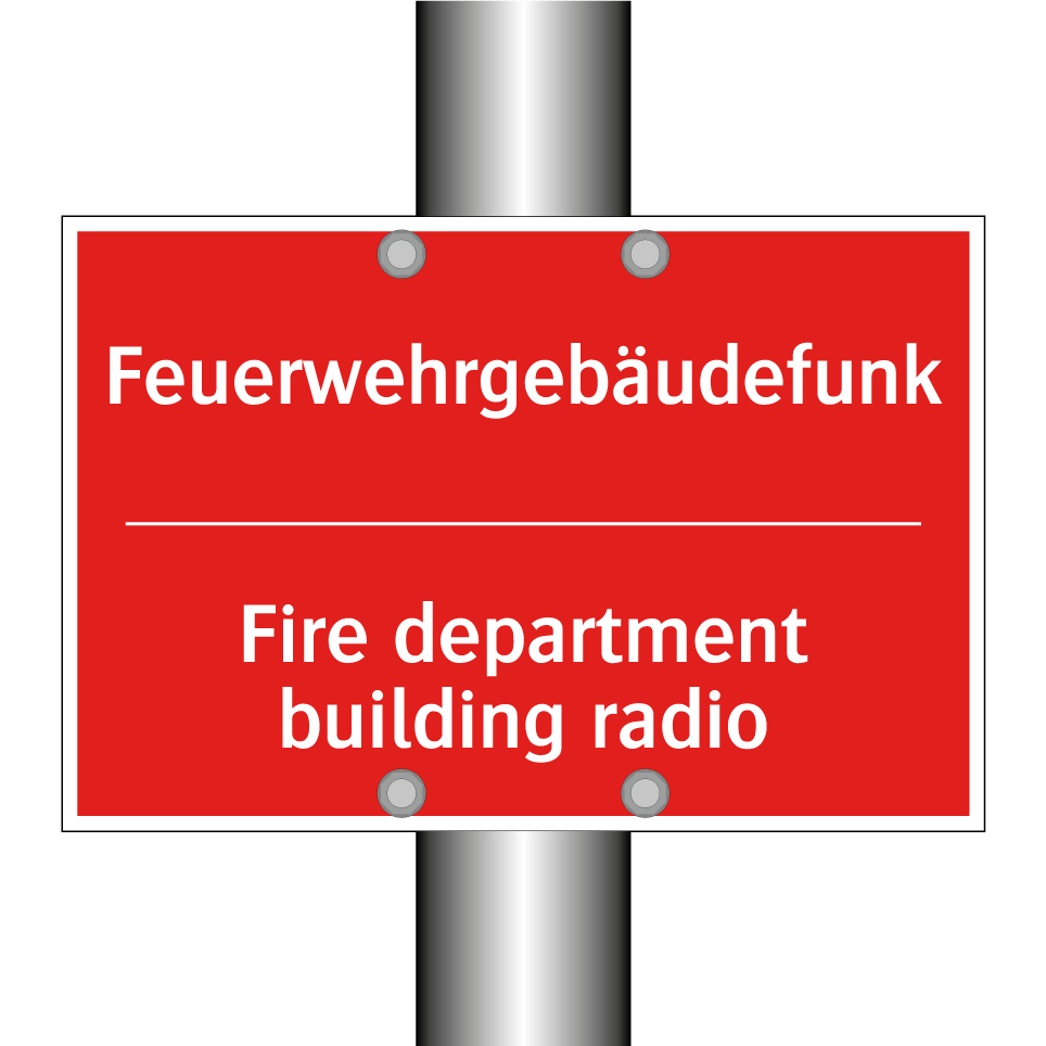 Feuerwehrgebäudefunk - Fire department building radio