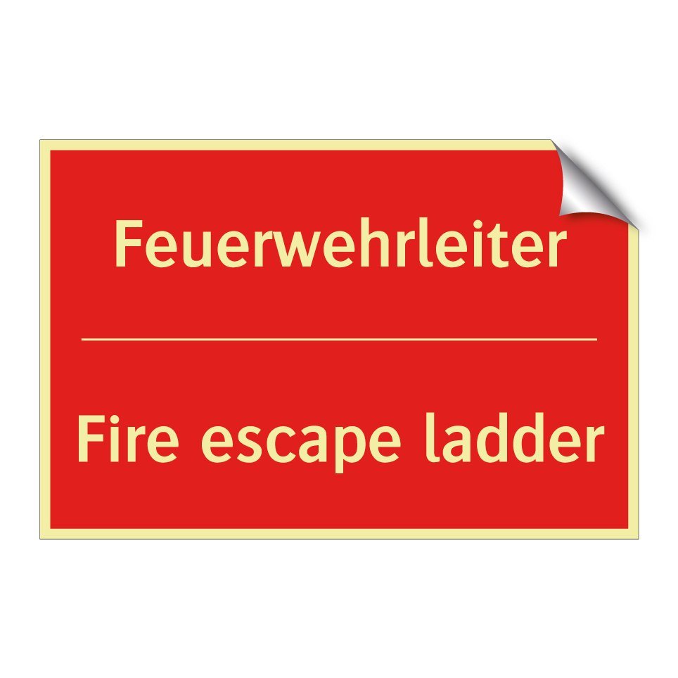 Feuerwehrleiter - Fire escape ladder