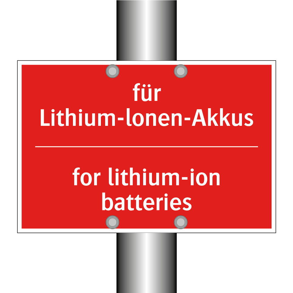 für Lithium-lonen-Akkus - for lithium-ion batteries
