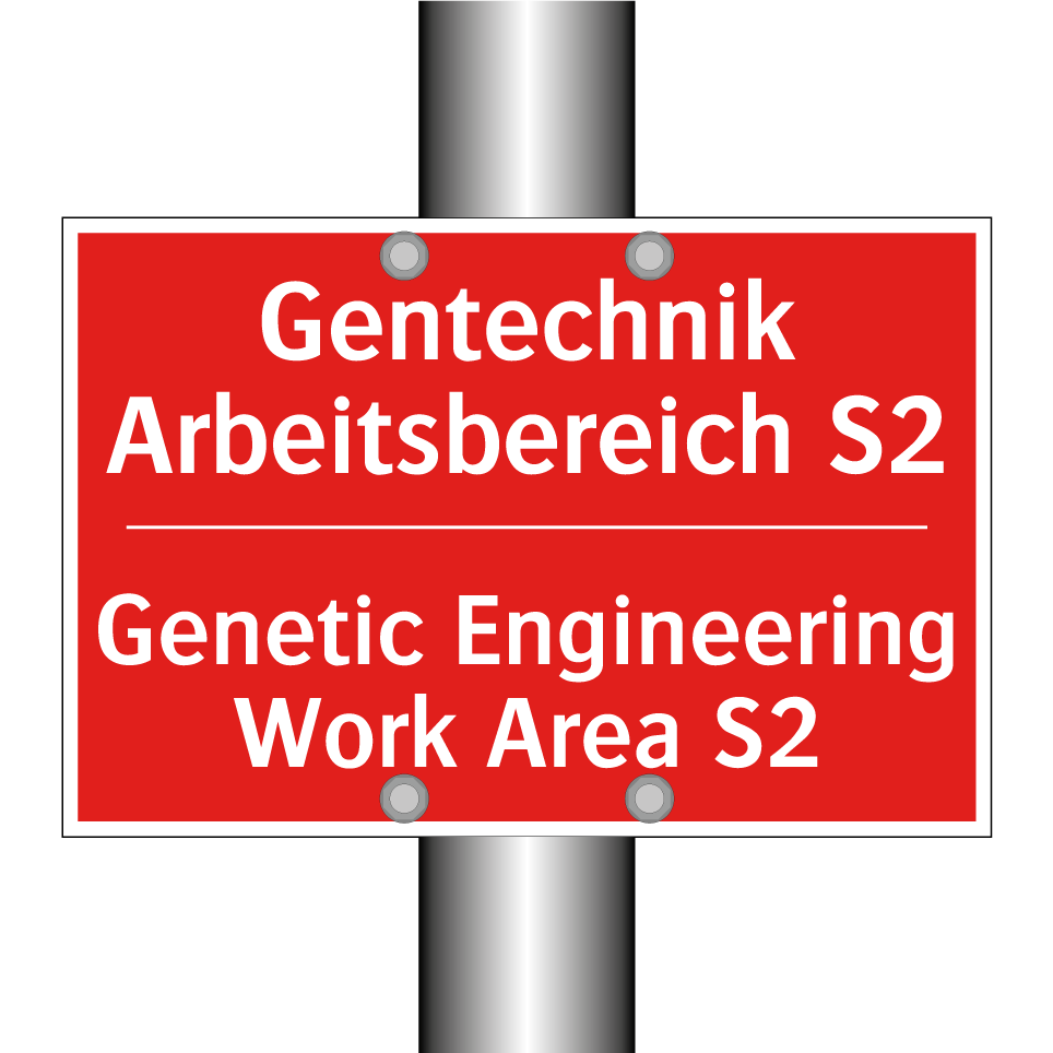 Gentechnik Arbeitsbereich S2 - Genetic Engineering Work Area /.../