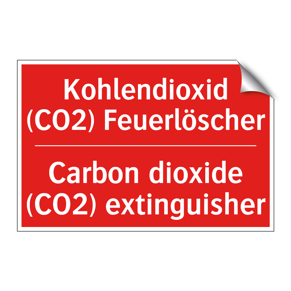 Kohlendioxid (CO2) Feuerlöscher/.../ - Carbon dioxide (CO2) extinguisher/.../