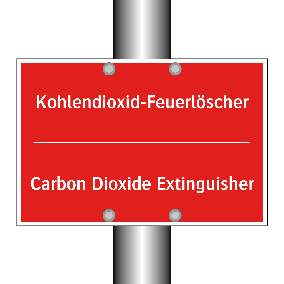 Kohlendioxid-Feuerlöscher - Carbon Dioxide Extinguisher