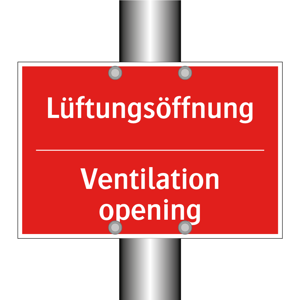 Lüftungsöffnung - Ventilation opening