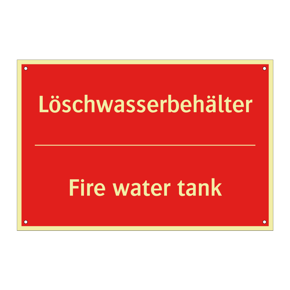 Löschwasserbehälter - Fire water tank