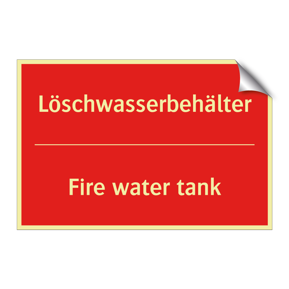 Löschwasserbehälter - Fire water tank