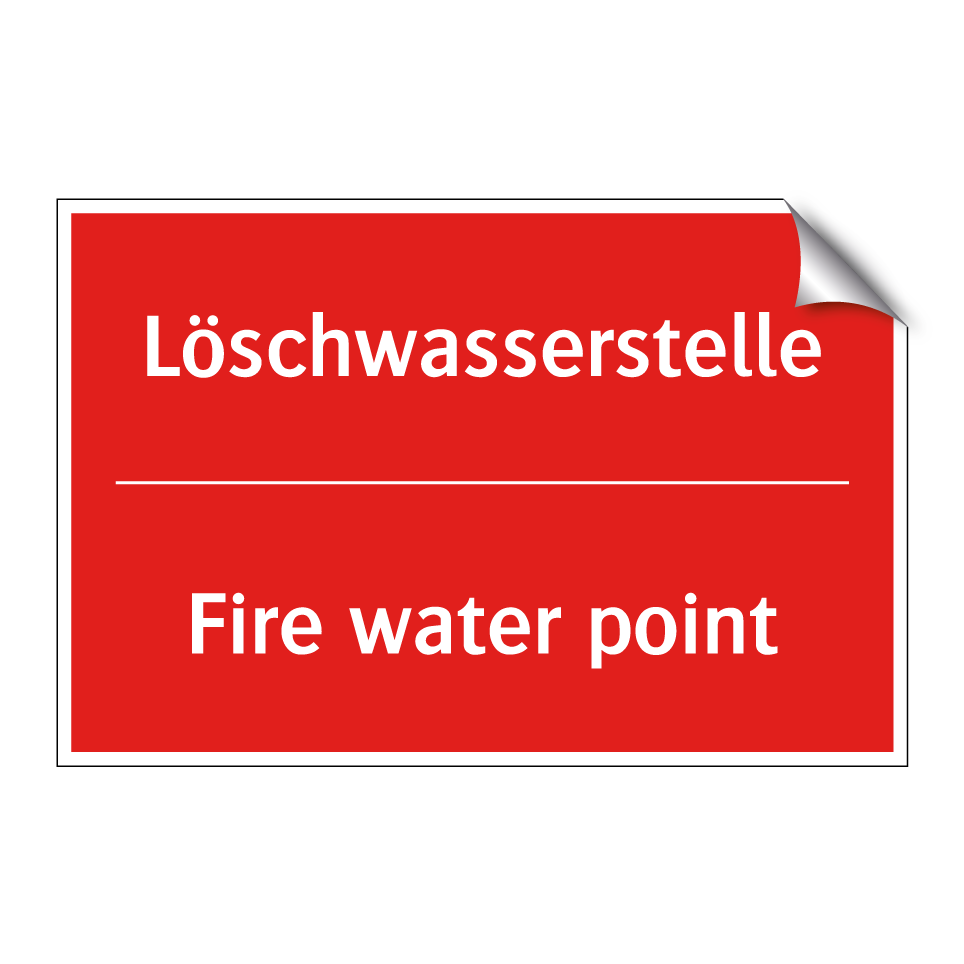 Löschwasserstelle - Fire water point