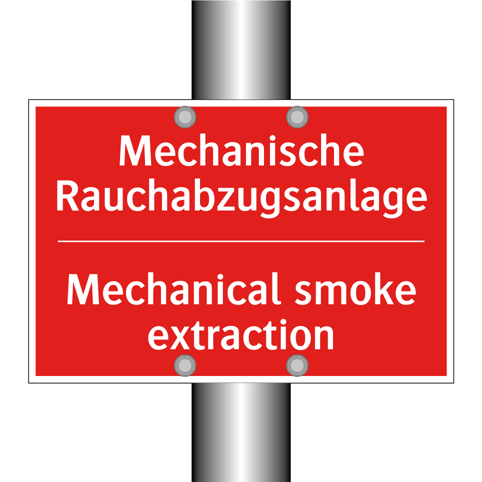 Mechanische Rauchabzugsanlage - Mechanical smoke extraction