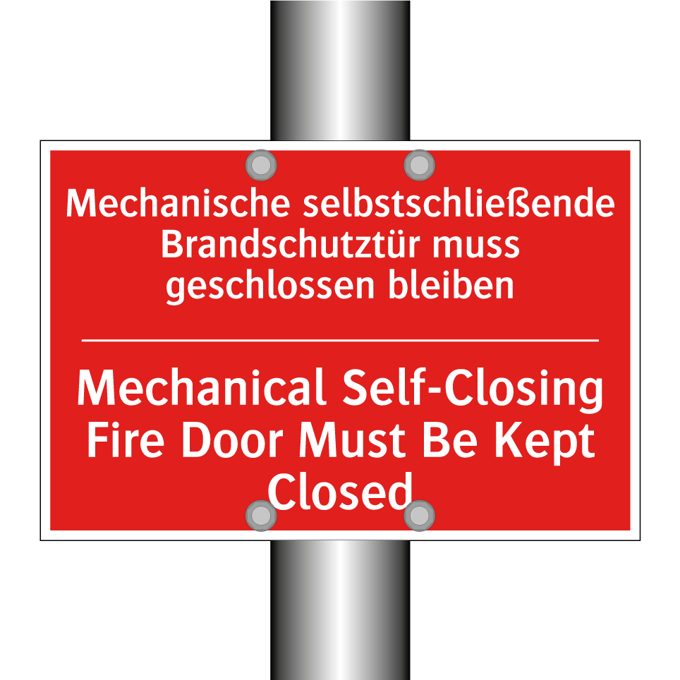 Mechanische selbstschließende /.../ - Mechanical Self-Closing Fire Door /.../