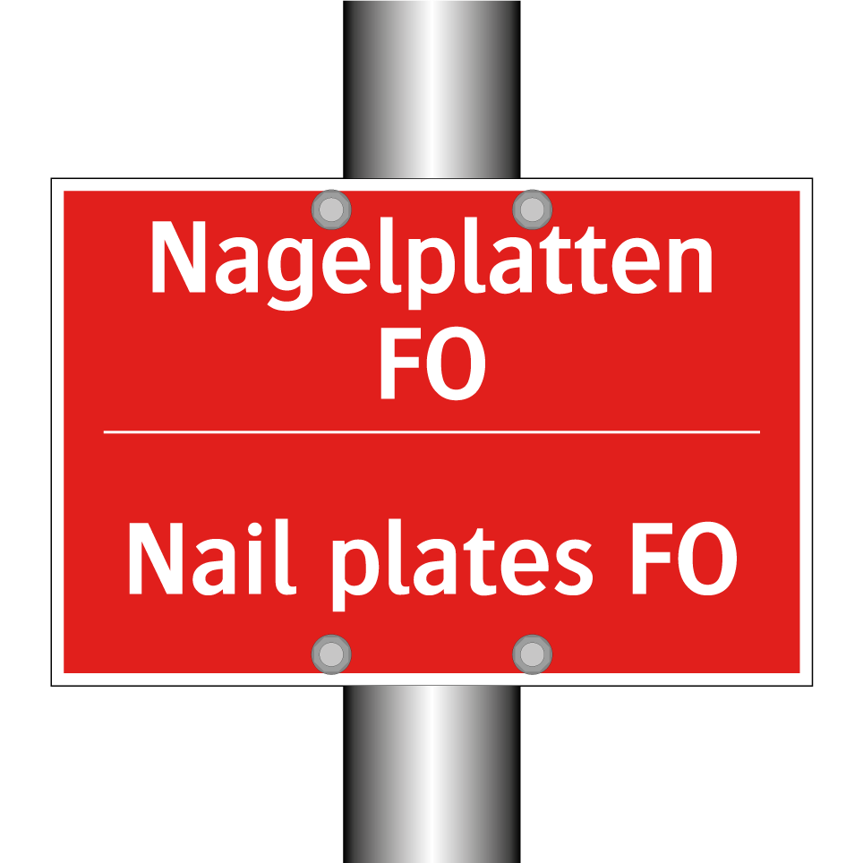 Nagelplatten FO - Nail plates FO