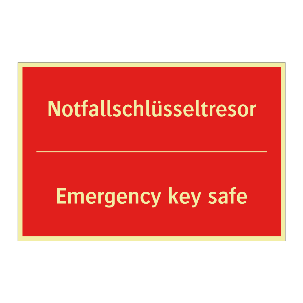 Notfallschlüsseltresor - Emergency key safe