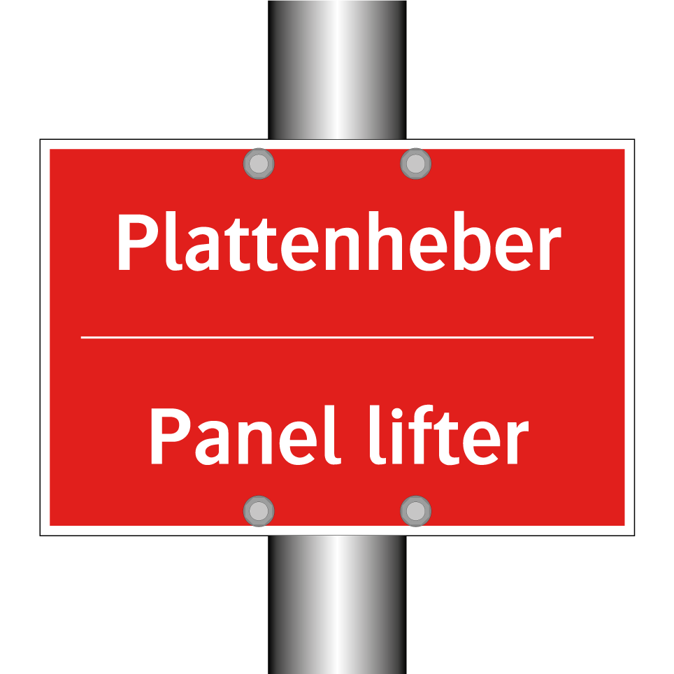 Plattenheber - Panel lifter