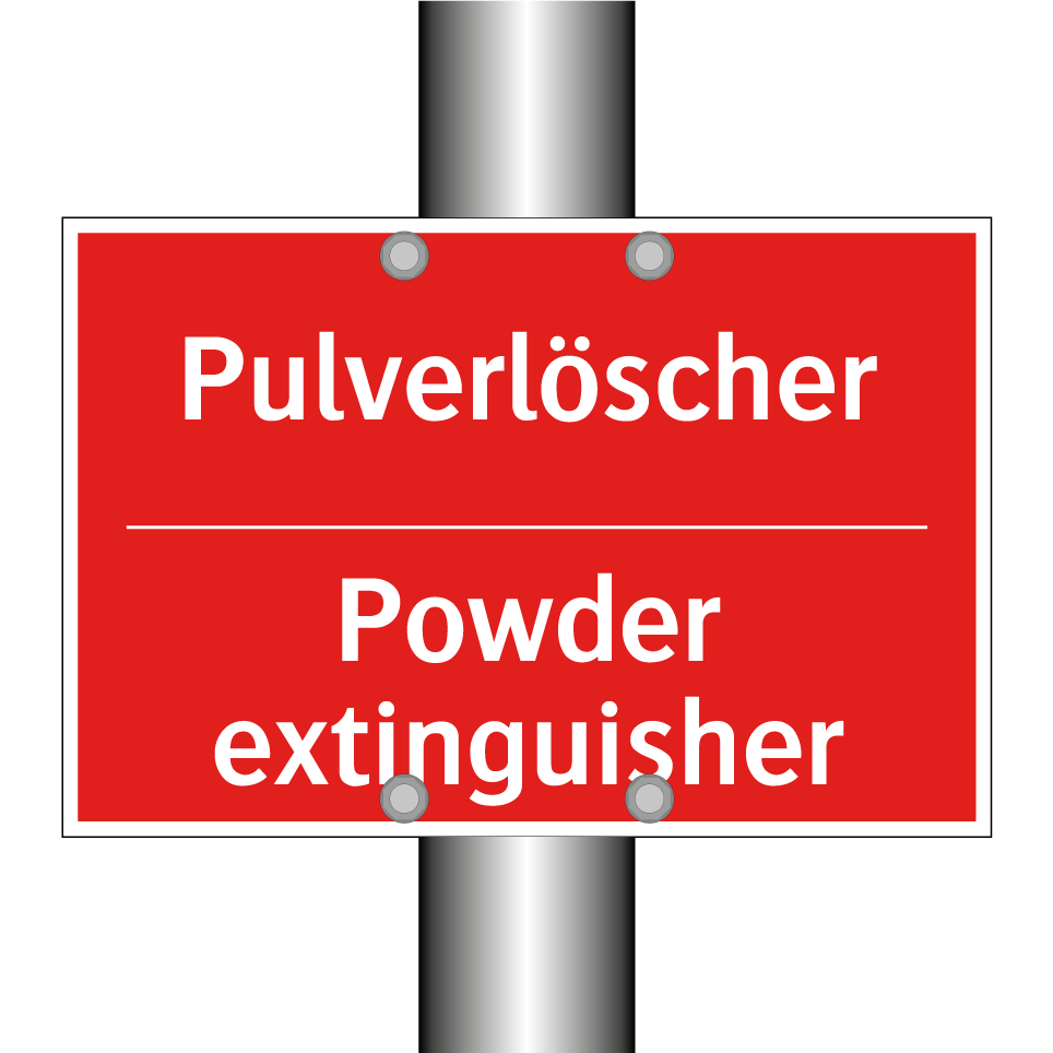 Pulverlöscher - Powder extinguisher