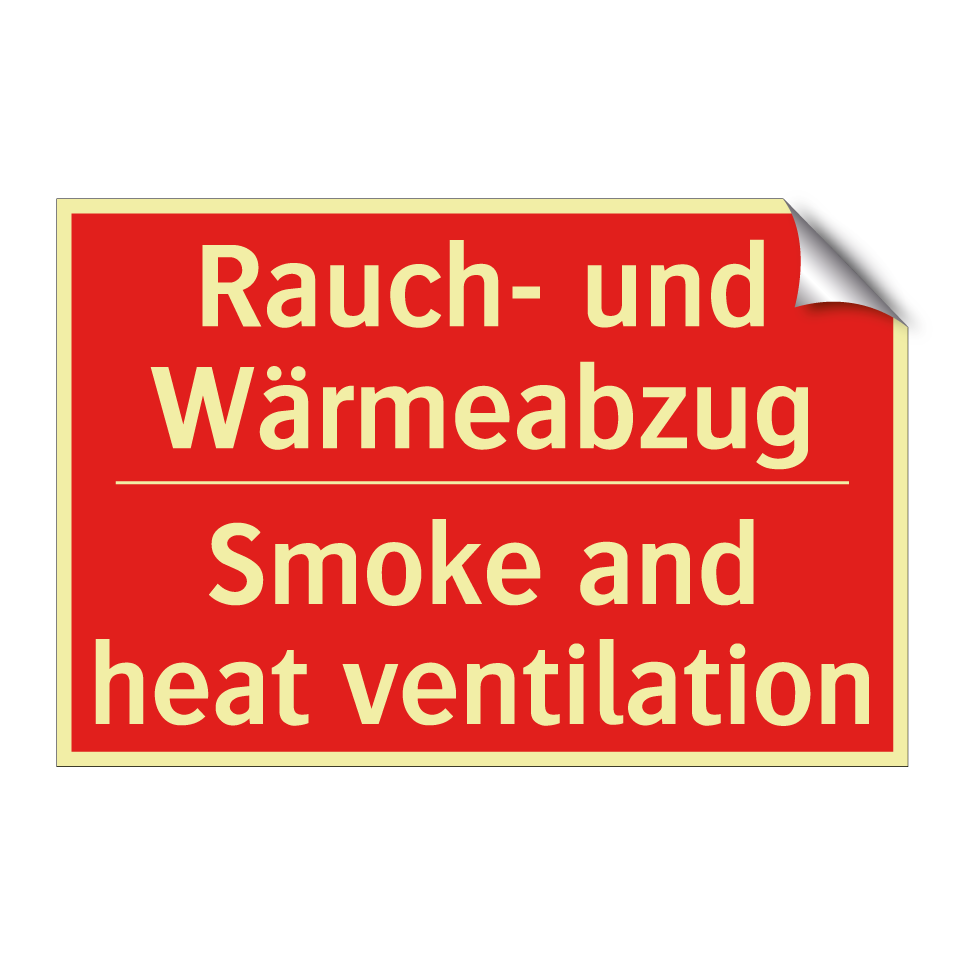 Rauch- und Wärmeabzug - Smoke and heat ventilation