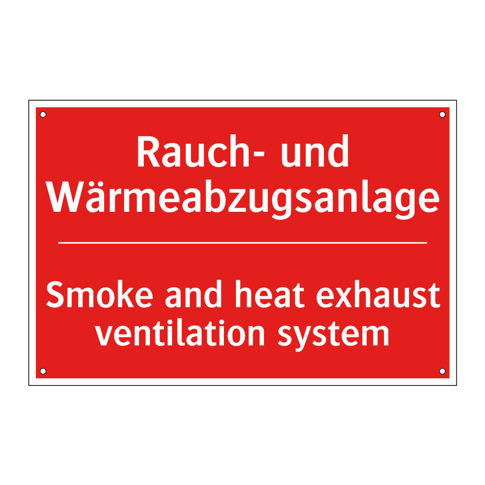 Rauch- und Wärmeabzugsanlage - Smoke and heat exhaust ventilation /.../