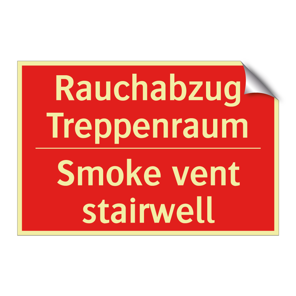 Rauchabzug Treppenraum - Smoke vent stairwell