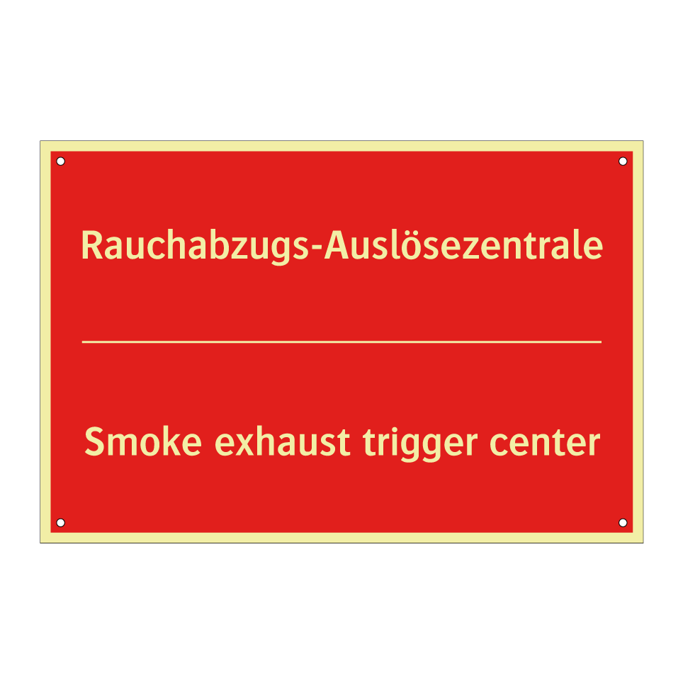 Rauchabzugs-Auslösezentrale - Smoke exhaust trigger center