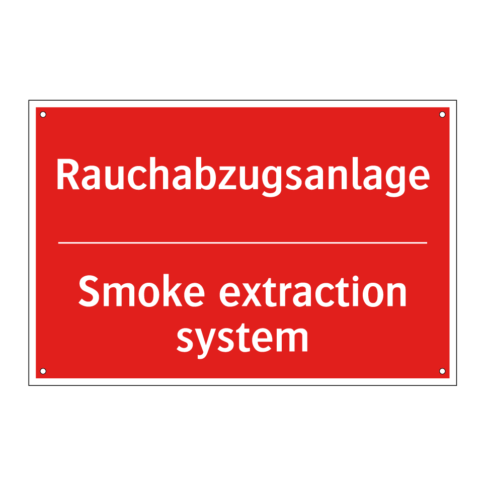 Rauchabzugsanlage - Smoke extraction system