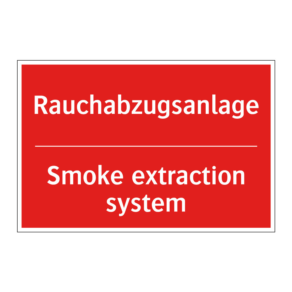 Rauchabzugsanlage - Smoke extraction system
