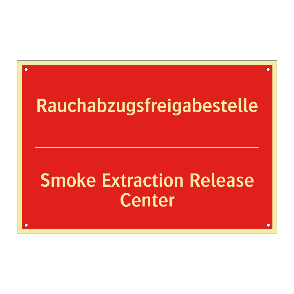 Rauchabzugsfreigabestelle - Smoke Extraction Release Center/.../