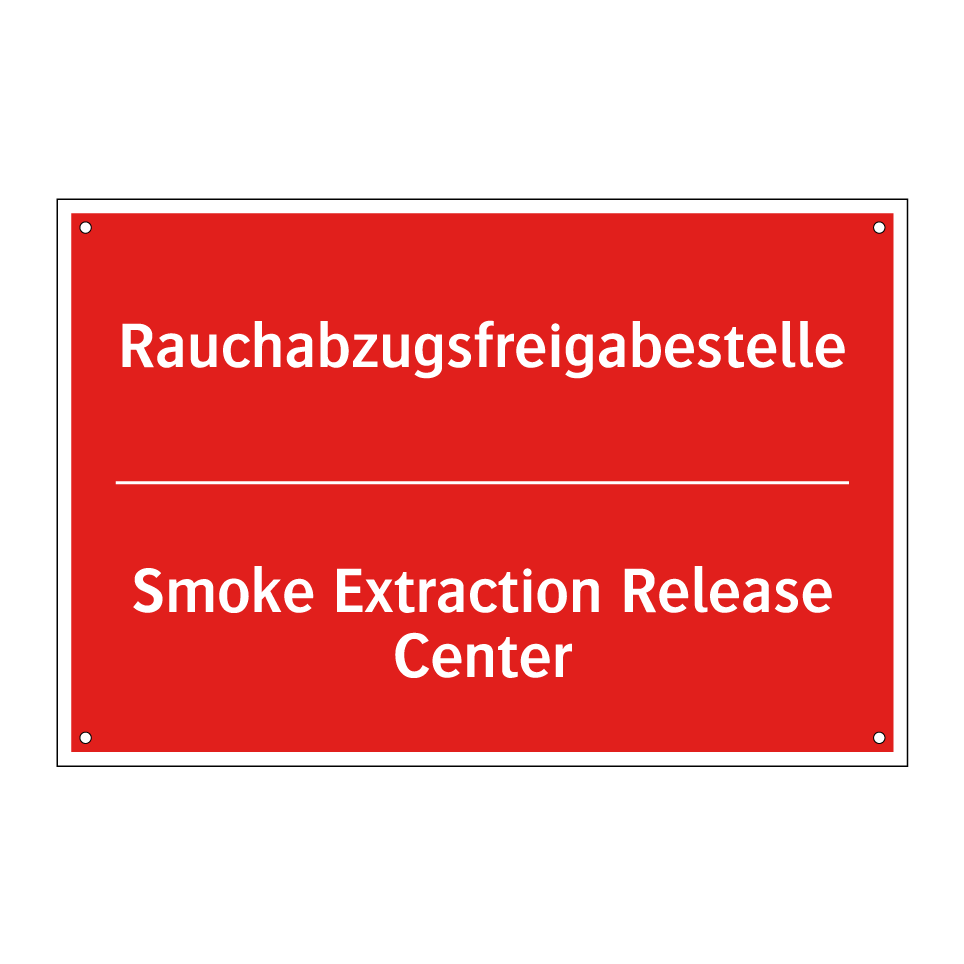 Rauchabzugsfreigabestelle - Smoke Extraction Release Center/.../