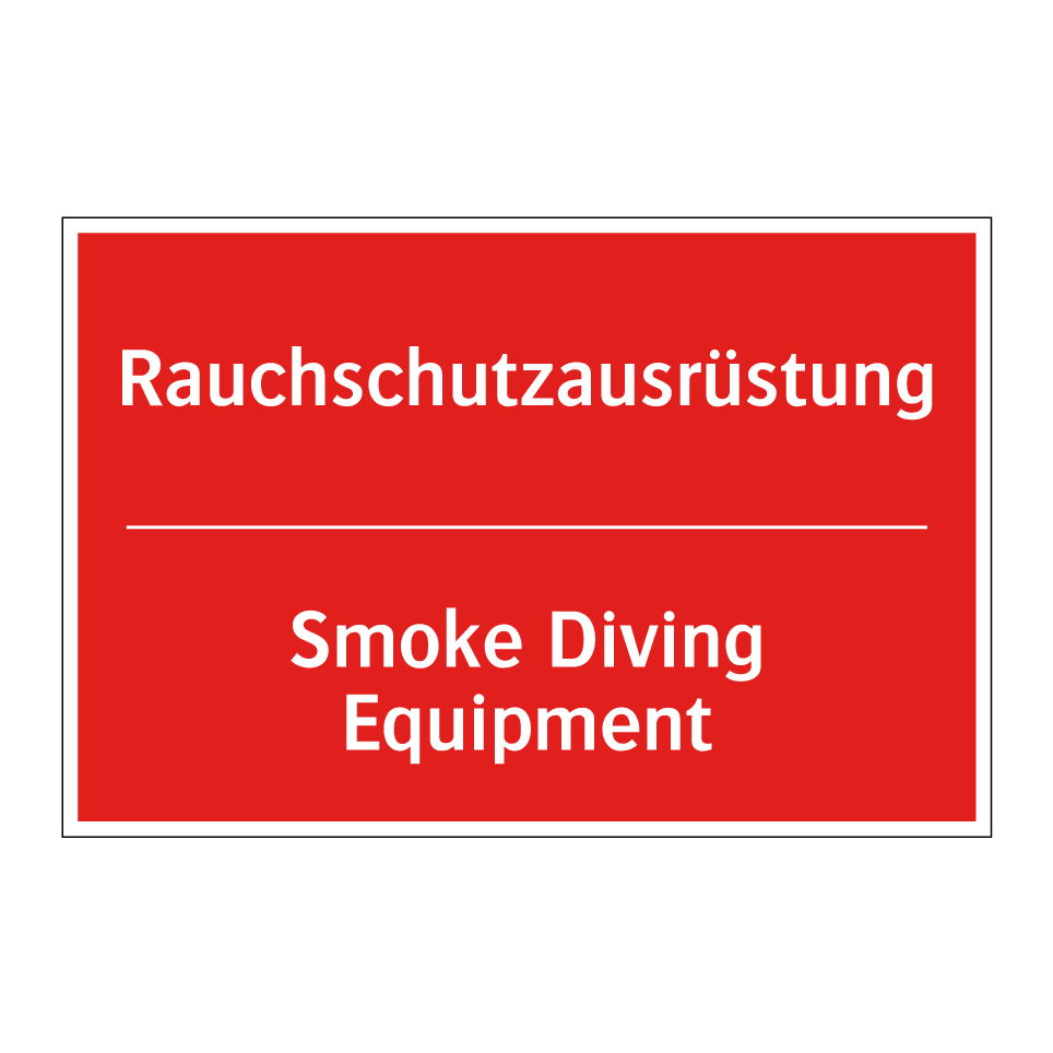 Rauchschutzausrüstung - Smoke Diving Equipment