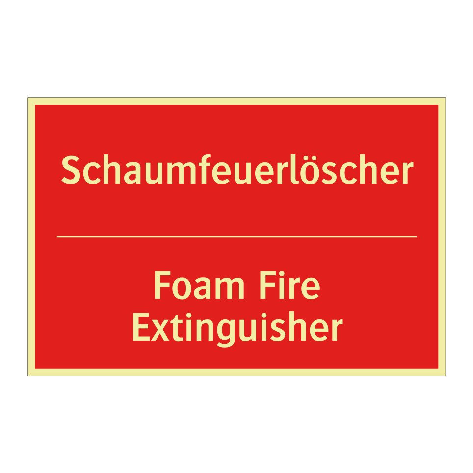 Schaumfeuerlöscher - Foam Fire Extinguisher