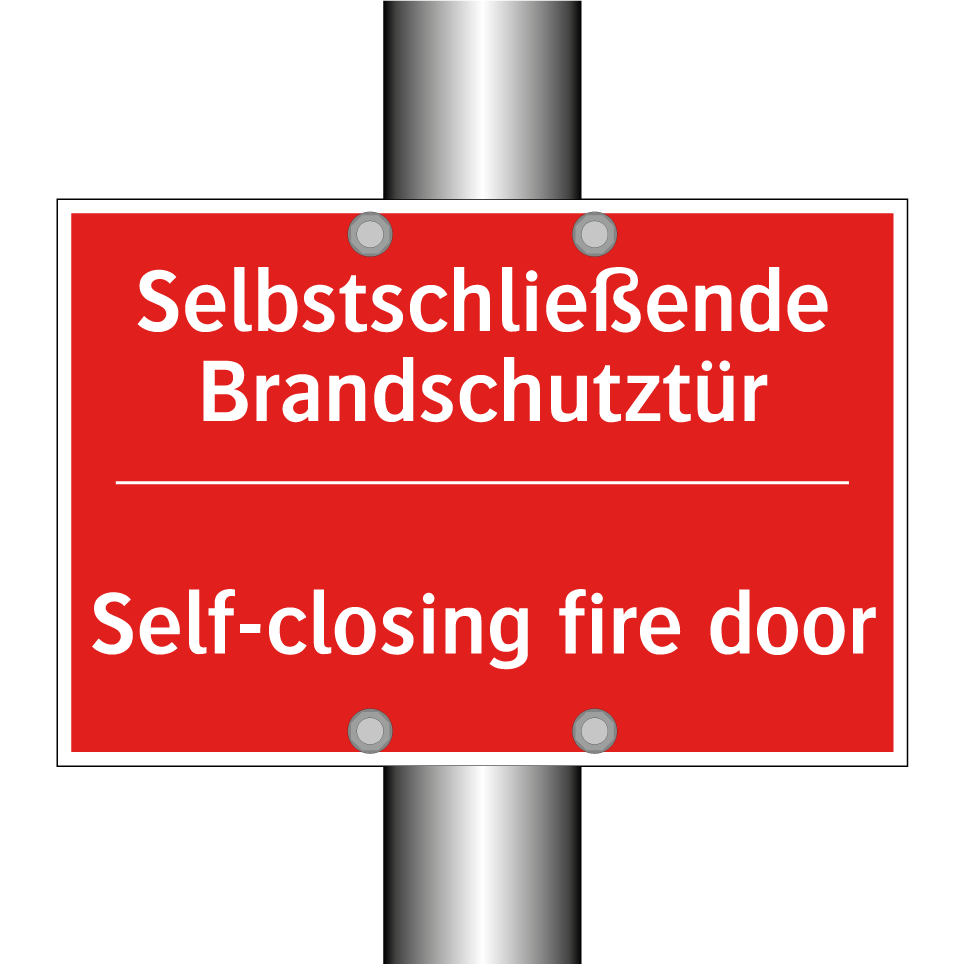 Selbstschließende Brandschutztür/.../ - Self-closing fire door