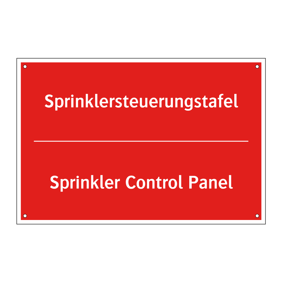 Sprinklersteuerungstafel - Sprinkler Control Panel