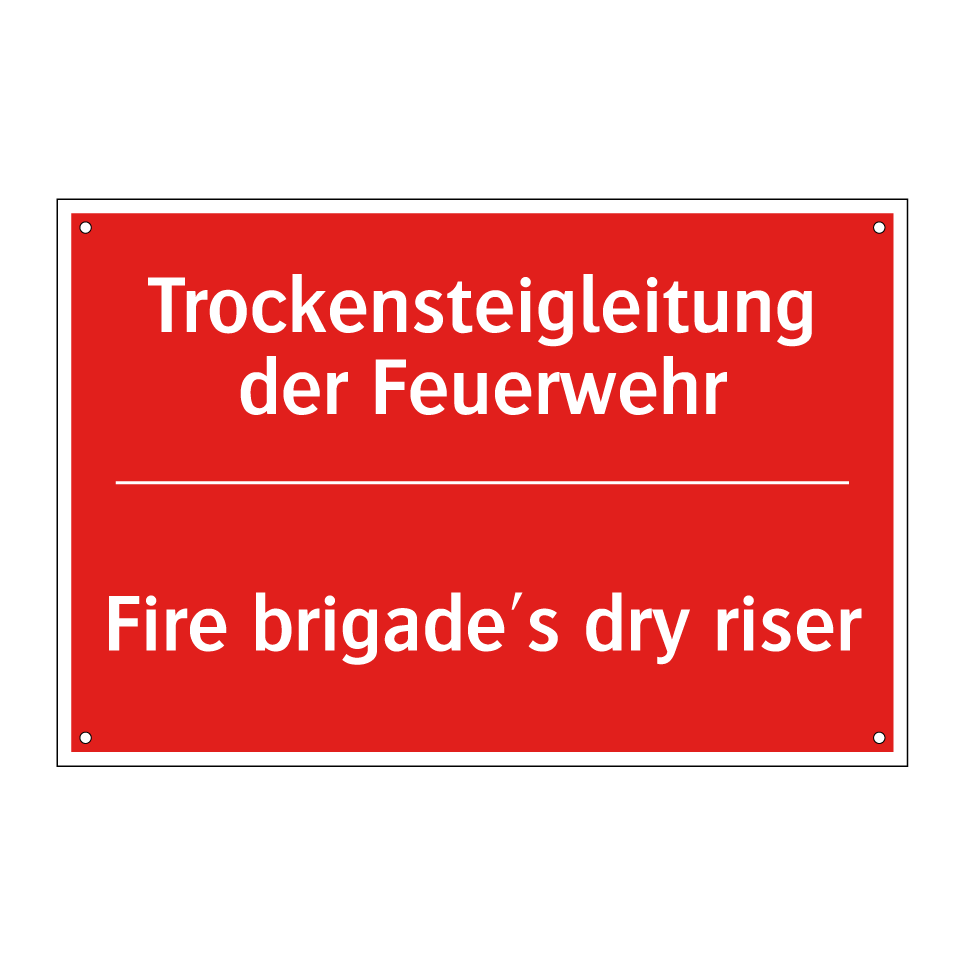 Trockensteigleitung der Feuerwehr/.../ - Fire brigade's dry riser