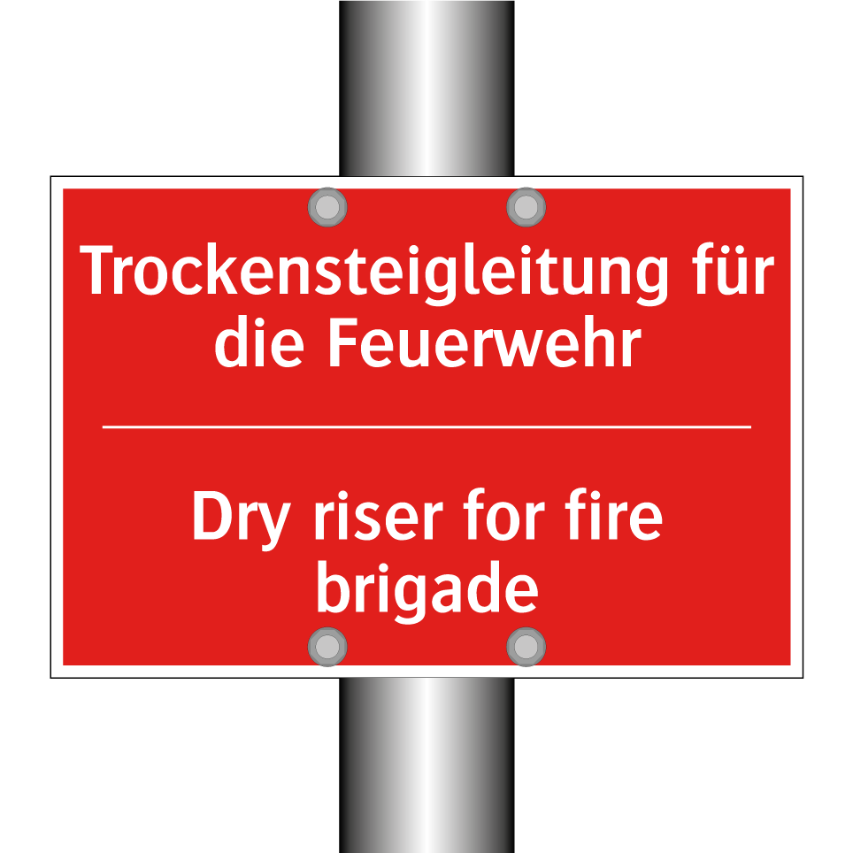Trockensteigleitung für die Feuerwehr/.../ - Dry riser for fire brigade