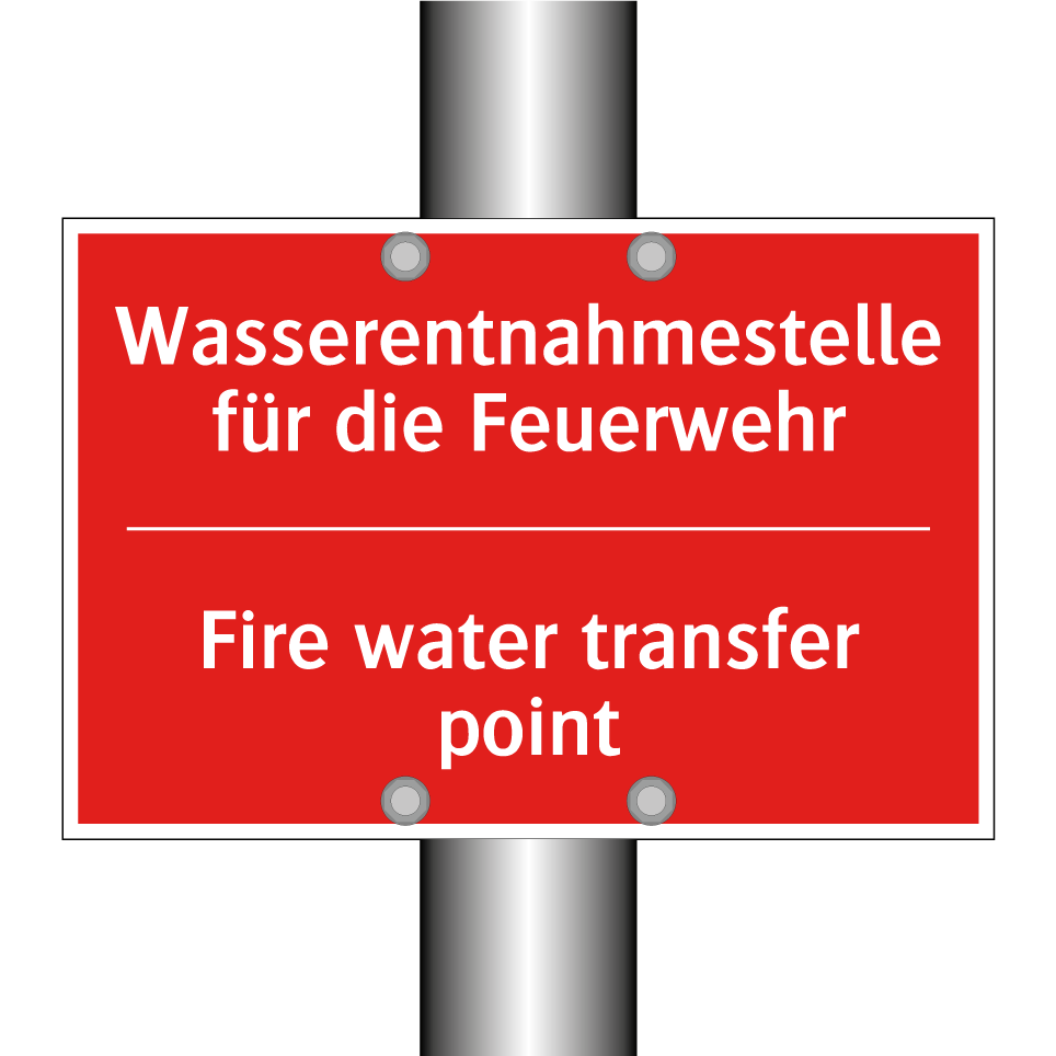Wasserentnahmestelle für die Feuerwehr/.../ - Fire water transfer point