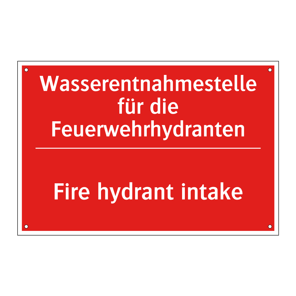 Wasserentnahmestelle für die Feuerwehrhydranten/.../ - Fire hydrant intake