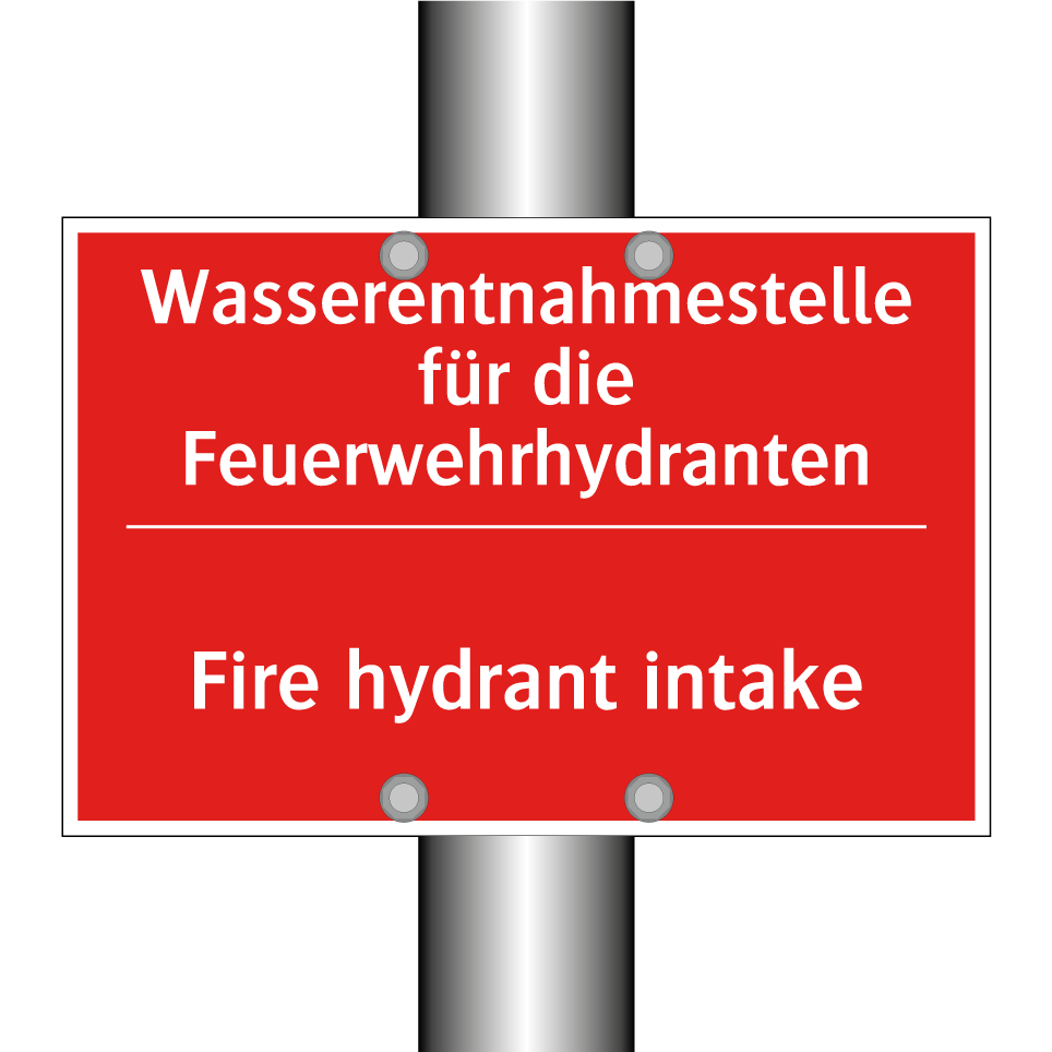 Wasserentnahmestelle für die Feuerwehrhydranten/.../ - Fire hydrant intake