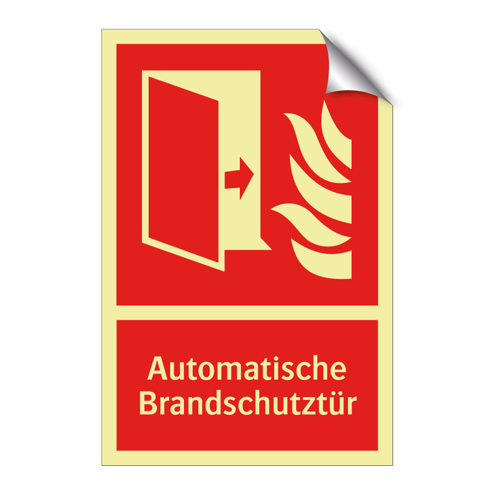 Automatische Brandschutztür