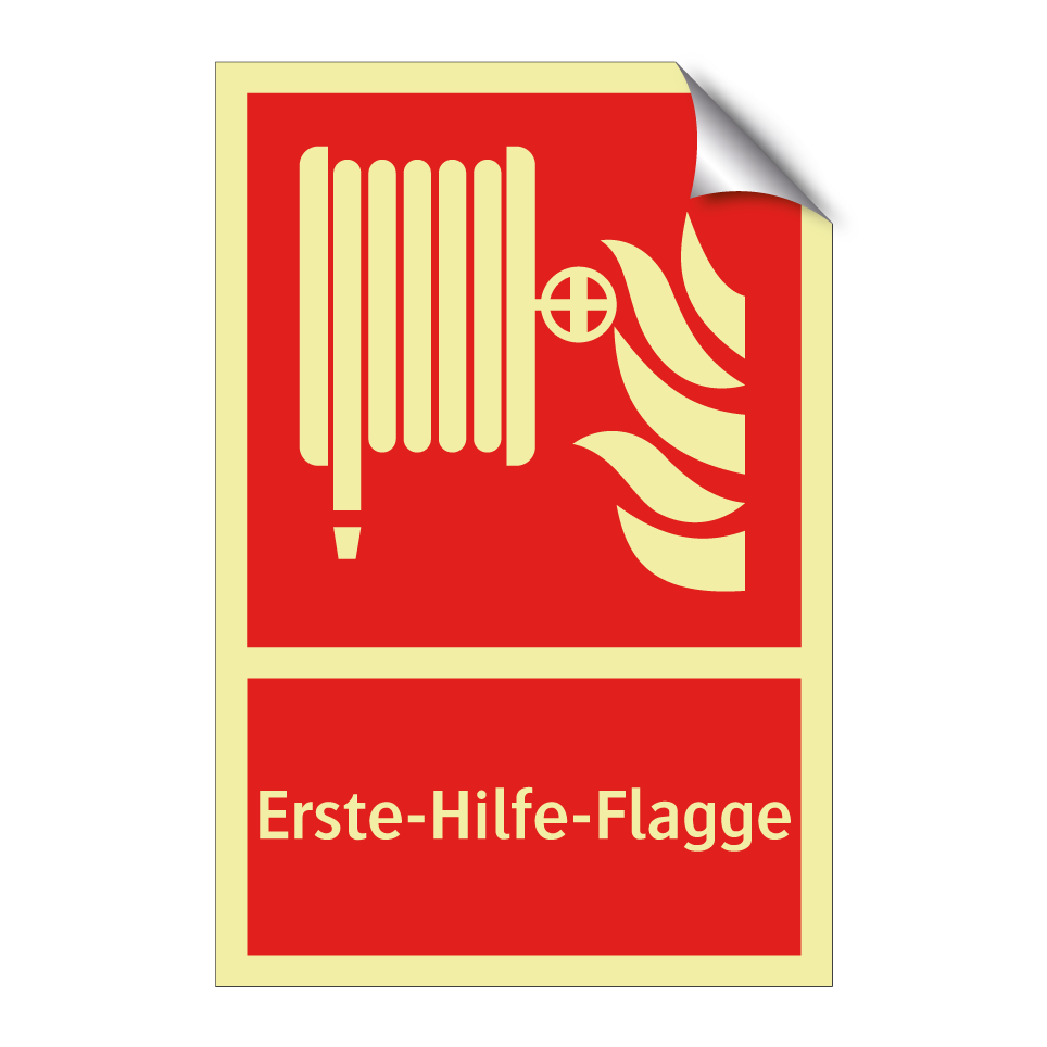 Erste-Hilfe-Flagge