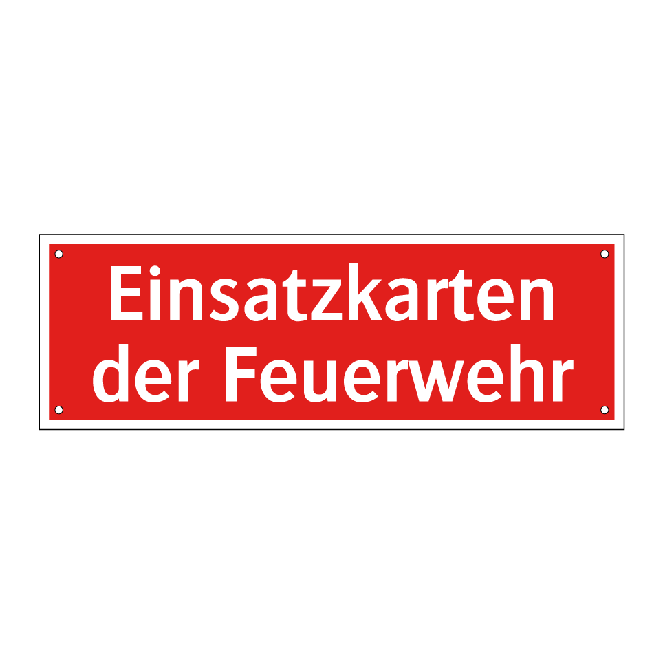Einsatzkarten der Feuerwehr