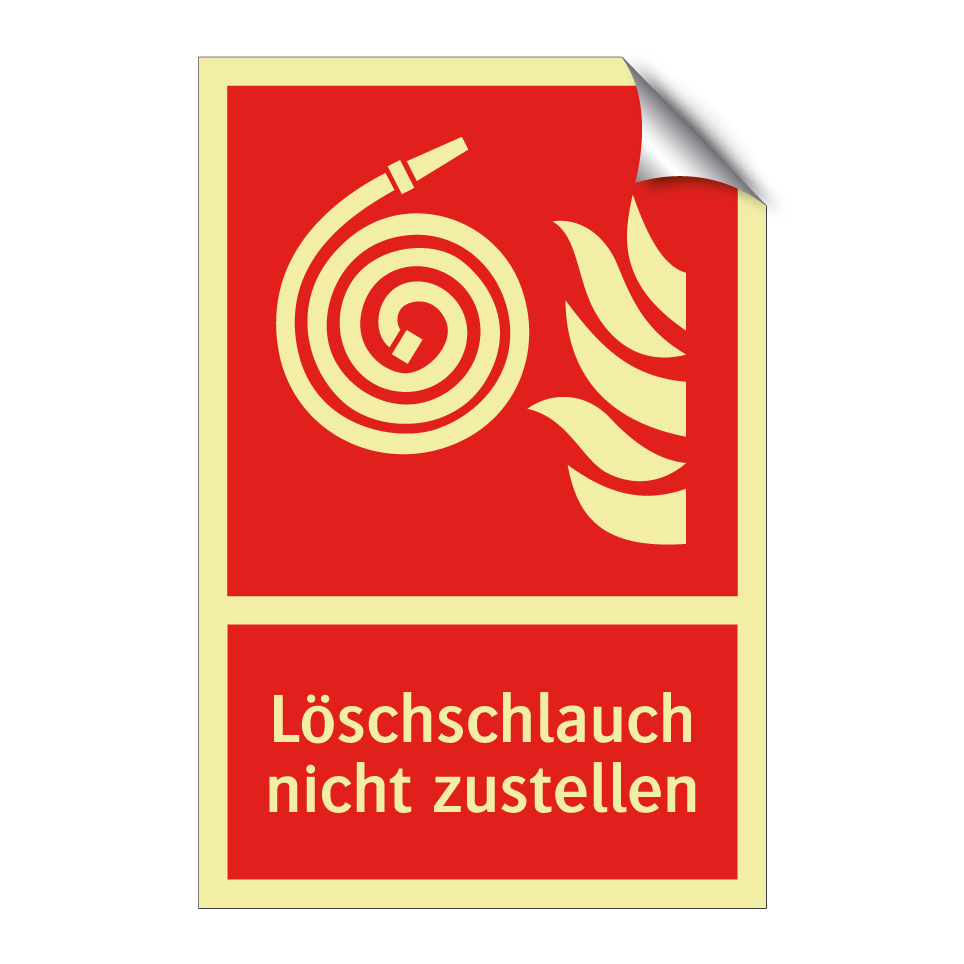 Löschschlauch nicht zustellen