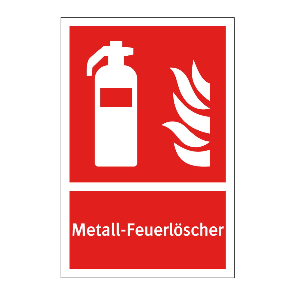 Metall-Feuerlöscher