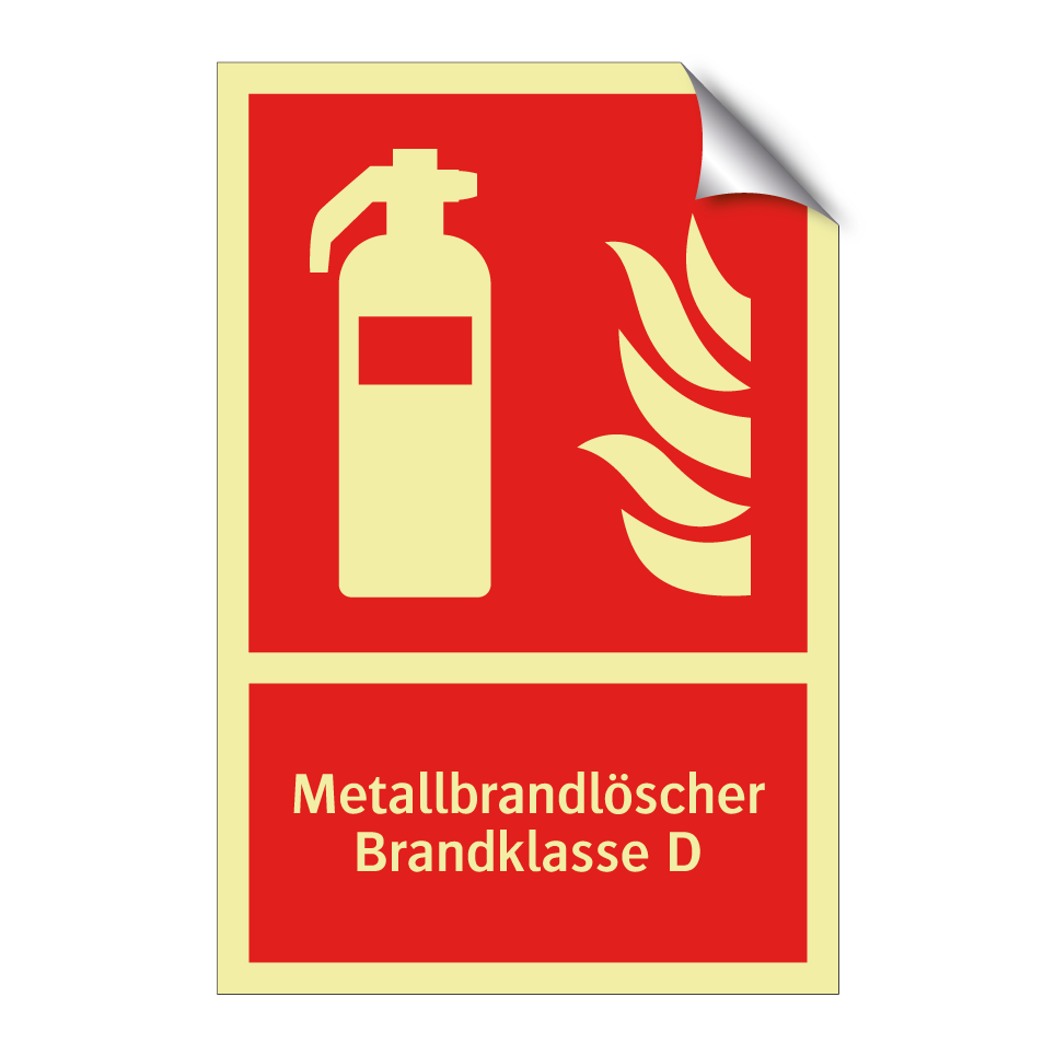Metallbrandlöscher Brandklasse D