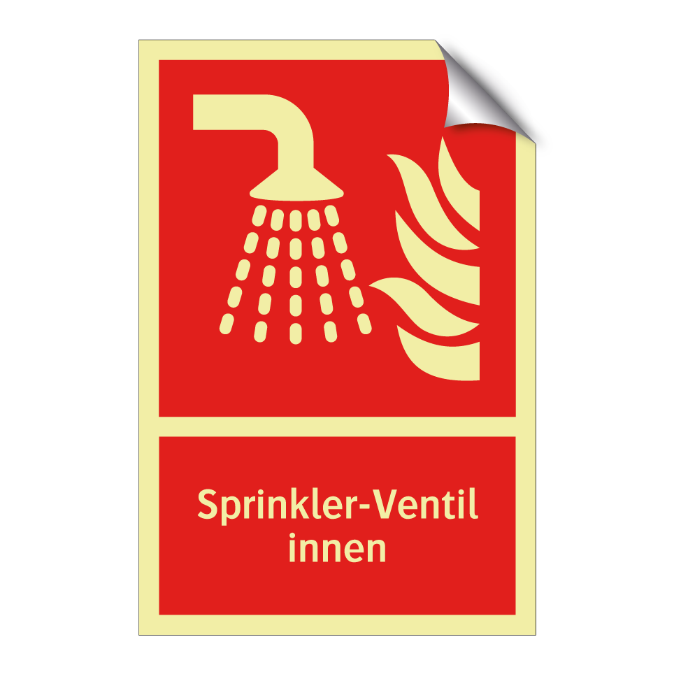 Sprinkler-Ventil innen