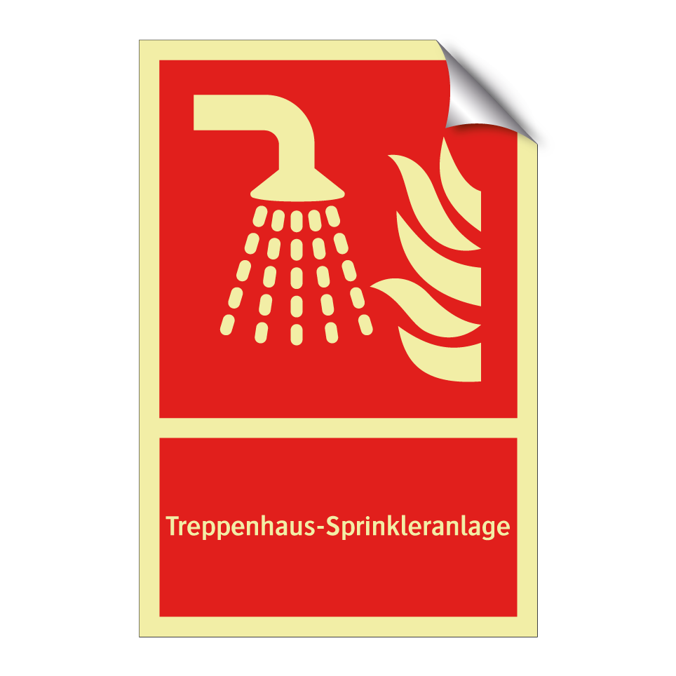 Treppenhaus-Sprinkleranlage