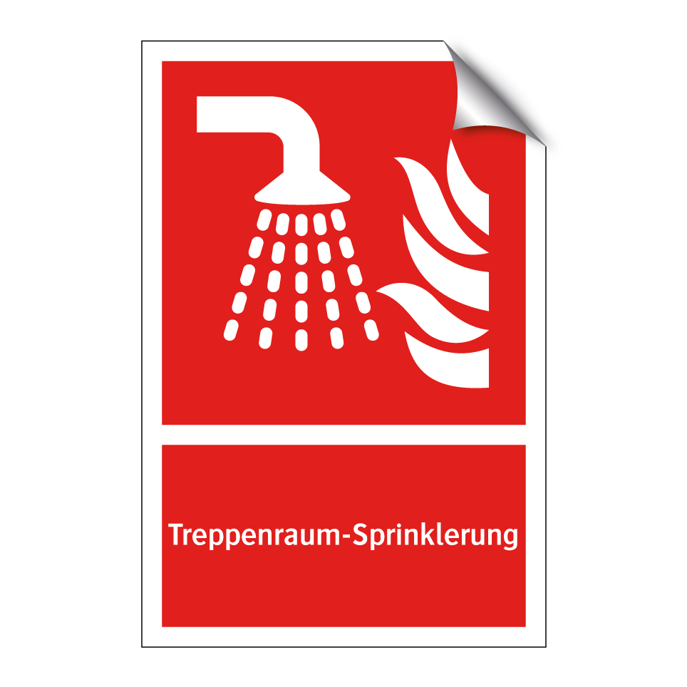 Treppenraum-Sprinklerung