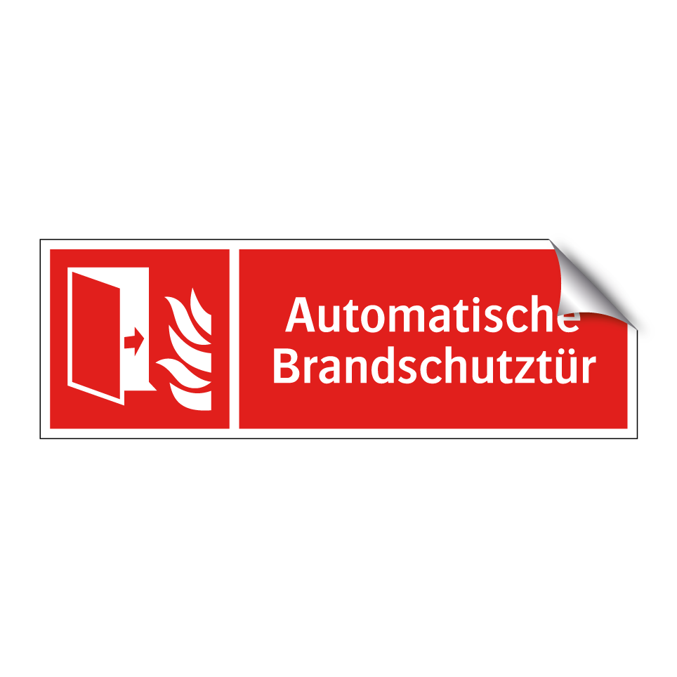 Automatische Brandschutztür