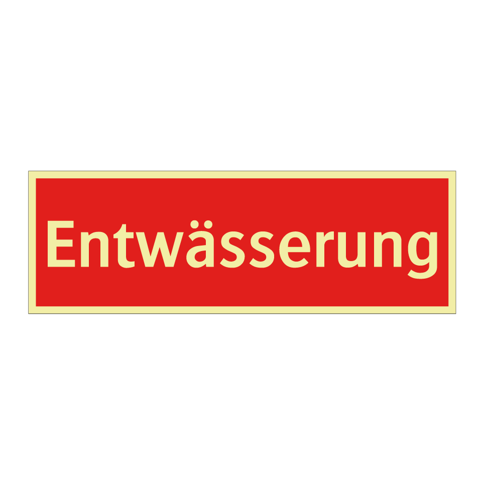 Entwässerung