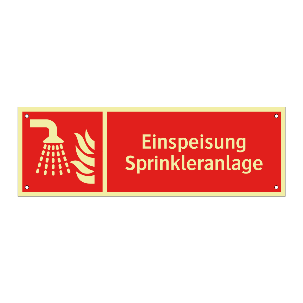 Einspeisung Sprinkleranlage