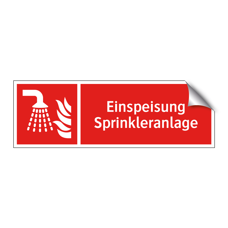 Einspeisung Sprinkleranlage