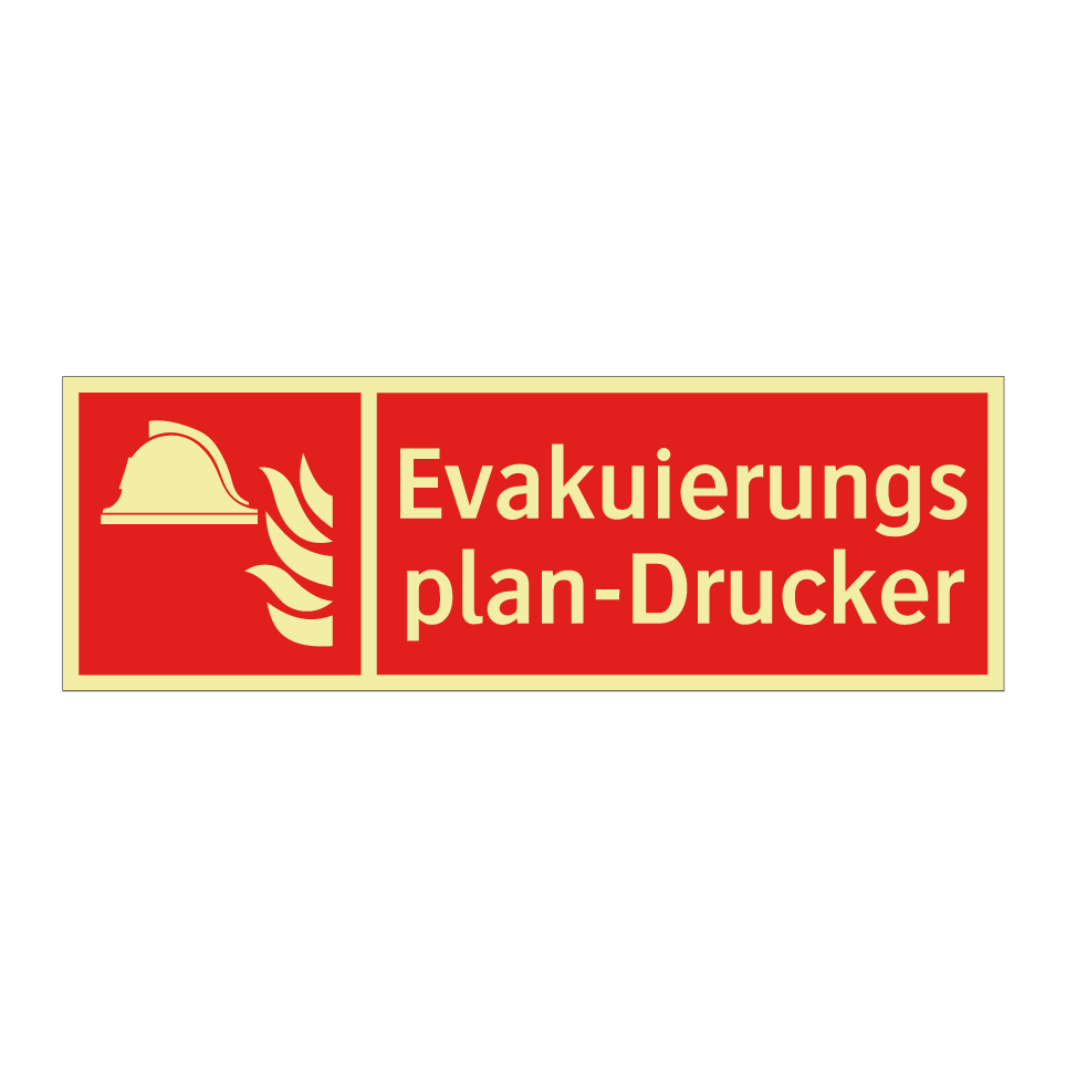 Evakuierungsplan-Drucker