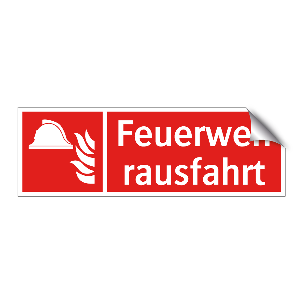 Feuerwehrausfahrt