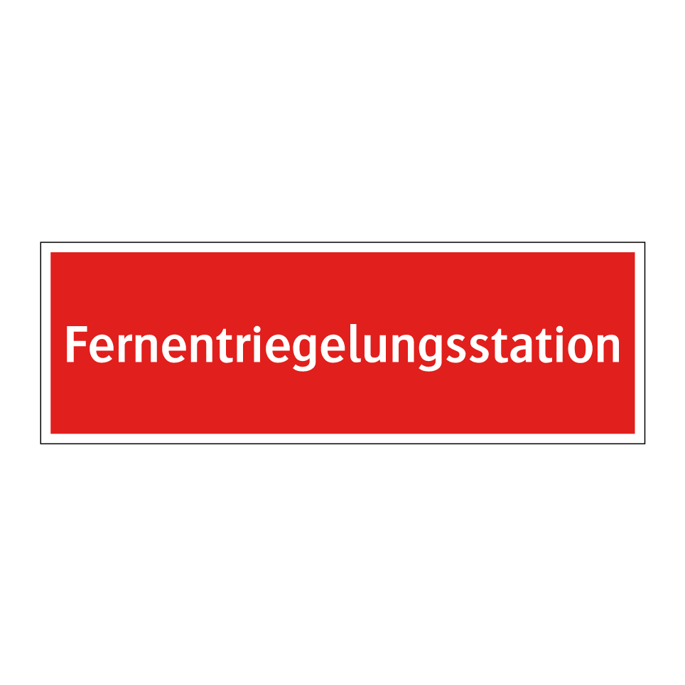 Fernentriegelungsstation