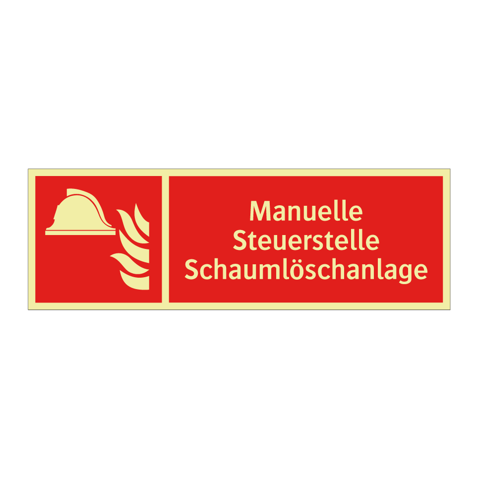 Manuelle Steuerstelle Schaumlöschanlage